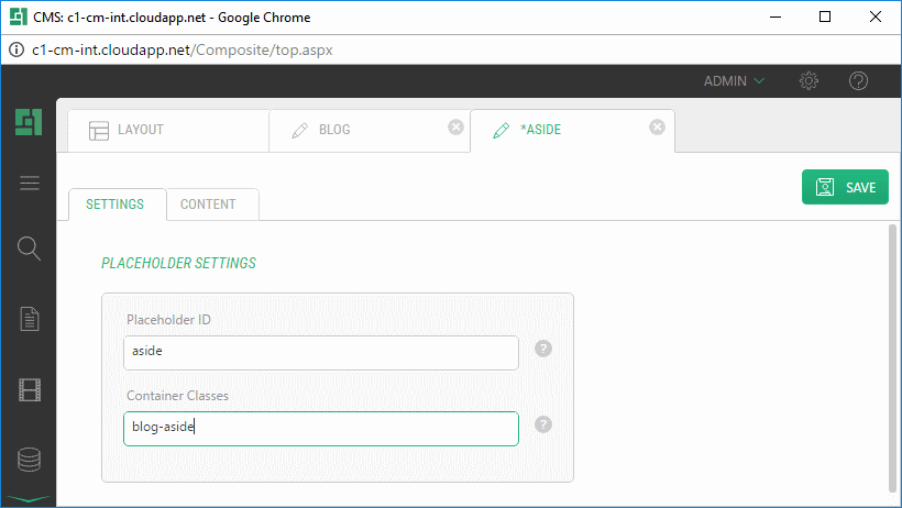 Container Classes - customize the Visual Editors