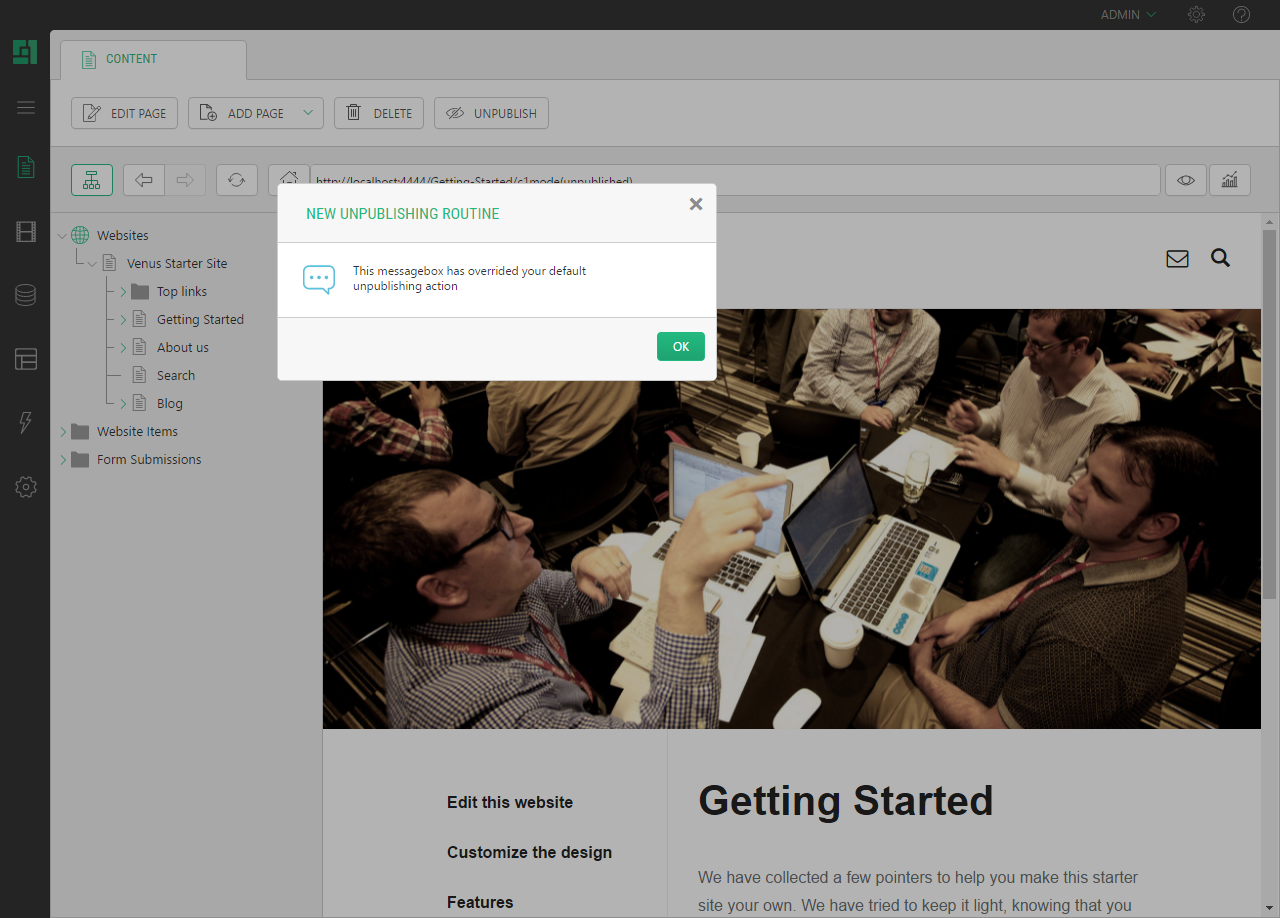 Customized flows for data actions