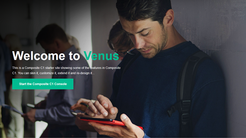 Venus, a new responsive starter site