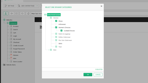 Selection Counter on Hierarchical Selectors