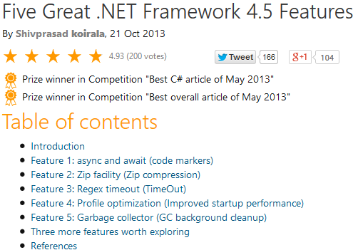 Faster and more capable with .NET 4.5