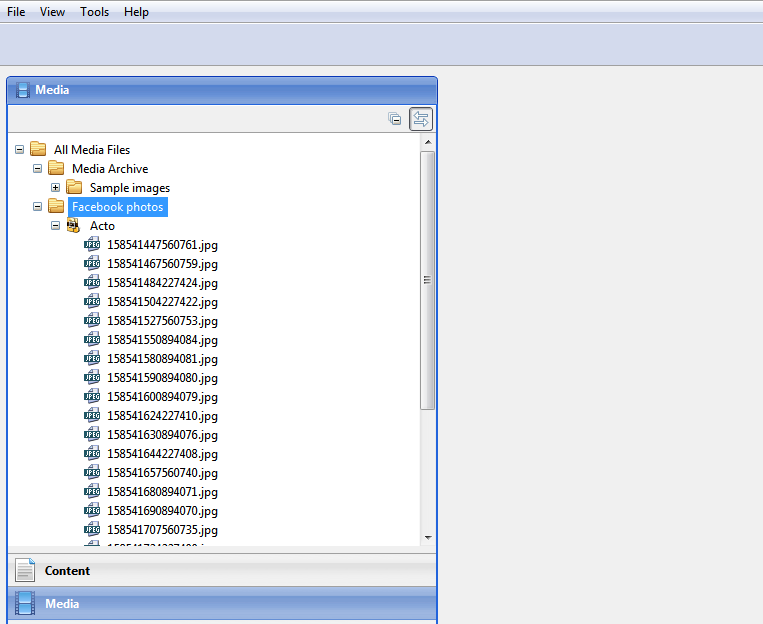 Integrate third-party media
